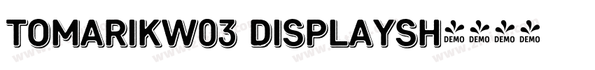 TomarikW03 DisplaySh字体转换
